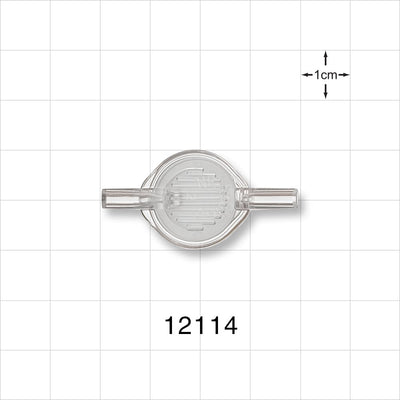 Hydrophilic Filter - Both Ports 0.091 inch ID (2.31 mm); 0.2 micron - 12114