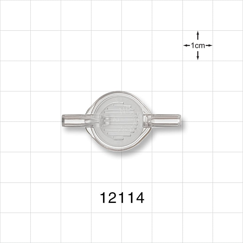 Hydrophilic Filter - Both Ports 0.091 inch ID (2.31 mm); 0.2 micron - 12114