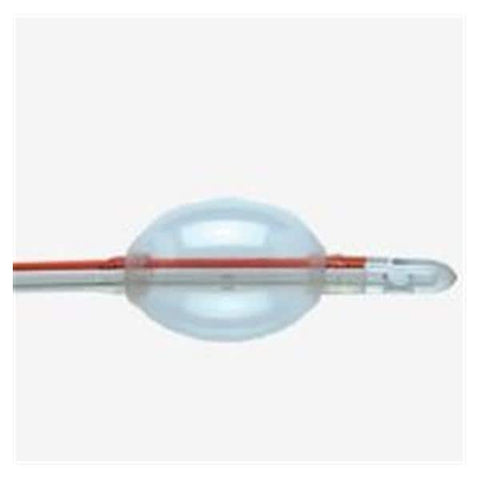 Coloplast Cysto-Care Folysil Tiemann 2-Way Foley Catheter Coude Tip Silicone 24Fr 15cc - AA6324