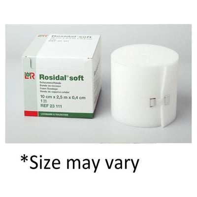 Lohmann & Rauscher, Inc. Rosidal Soft Polyurethane Foam Island Padding Roll 4.7x0.16" NAdhr Adhs LF - 23112