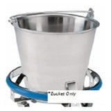 Pedigo Products, Inc. Kick Bucket 12 Quart Stainless Steel Each - 18