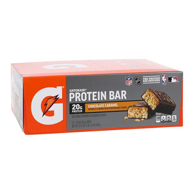 Quaker Oats Company Gatorade Food/ Drink Bar Whey Protein Chocolate Caramel Bag-In-Box 12/Case - 10433