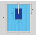 Welmed Inc -77x120" Non-Sterile Surgical Drape Fenestrated 1222-1950