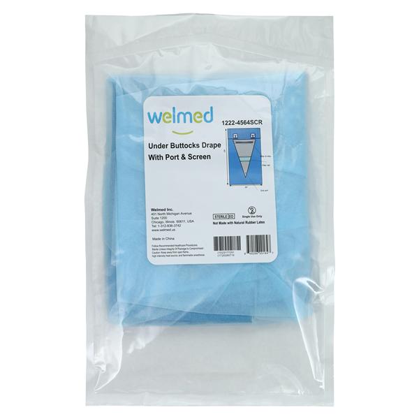 Welmed Inc 39"x45" Sterile Surgical/OB Drape Non-Fenestrated, 60 EA/CA - 1222-4564SCR