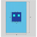 Welmed Inc -9x121" Sterile Bilateral Limb Drape 2-2" Fenestrated 1222-8450