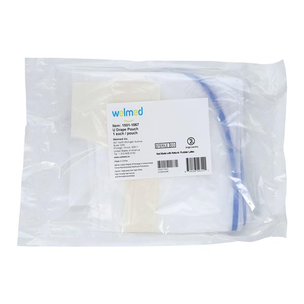 Welmed Inc Clearview 36x3" Sterile Surgical Drape Fenestrated, 40 EA/CA - 1501-1067