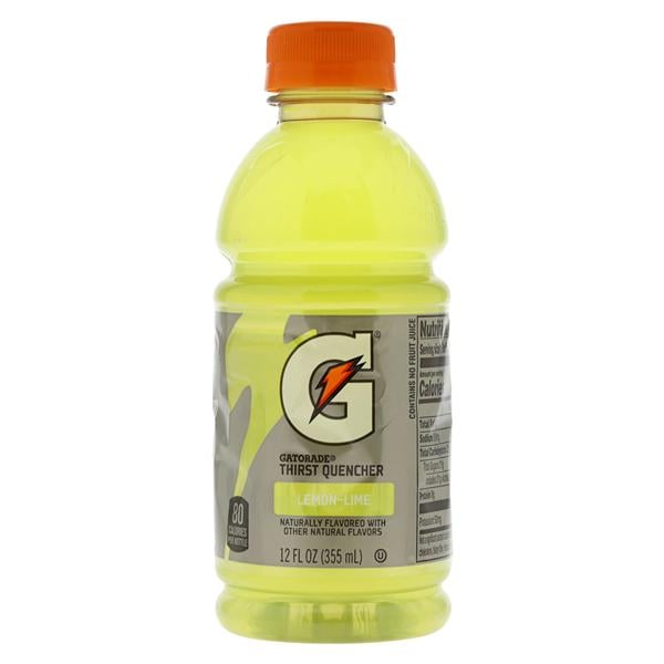 Quaker Oats Company Gatorade Nutritional Beverage Lemon Lime 12oz Bottle 24/Case - 12178