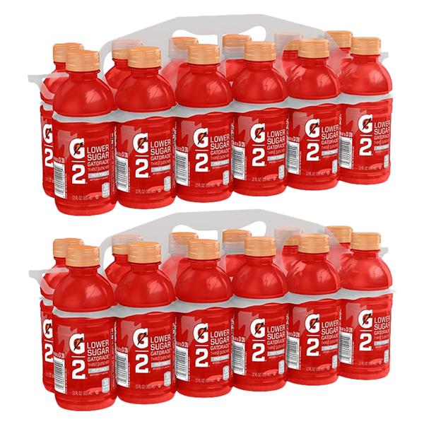 Quaker Oats Company Gatorade G2 Nutritional Beverage Fruit Punch 12oz Bottle 24/Case - 12202