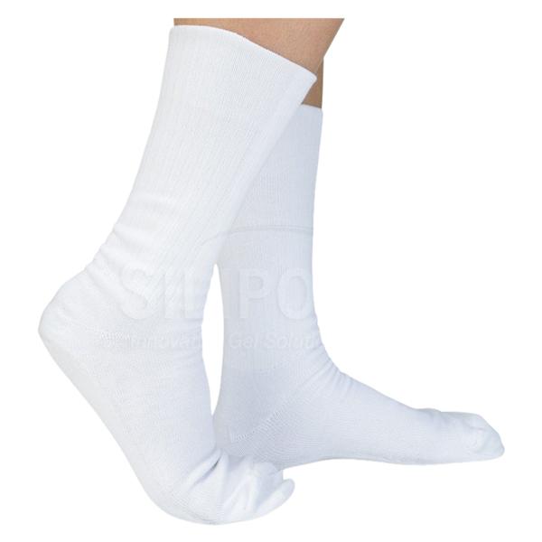 Silipos -Soft Sock Compression Socks Small US 7-9 White 10605