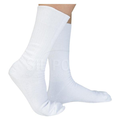 Silipos -Soft Sock Compression Socks Large US 10-13 White 10625