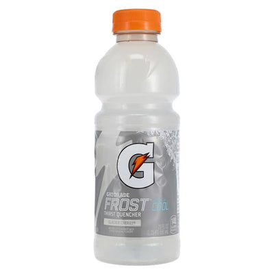 Quaker Oats Company Gatorade Sports Beverage Glacier Cherry 20oz Bottle 24/Case - 10247