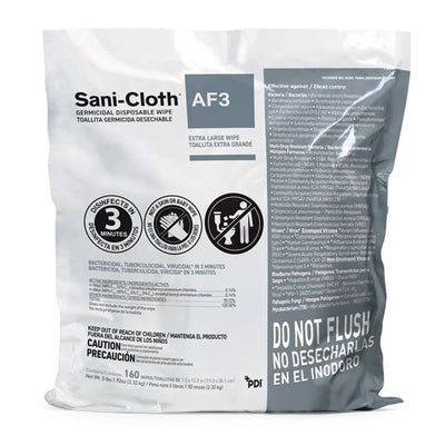 PDI Professional Disposables Sani-Cloth AF3 Wipes Disinfectant Refill 2/Ca - P2450P