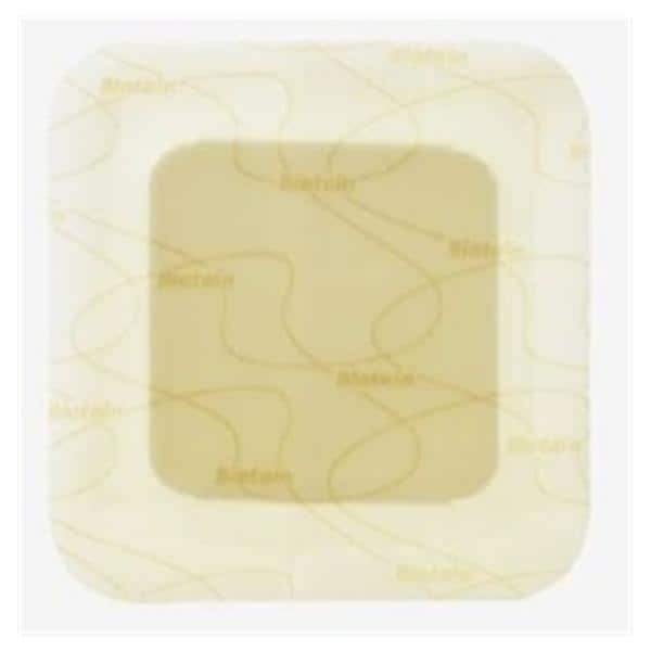 Coloplast Biatain Polyurethane Foam Wound Dressing 4x4" Circle Adhesive Clear Spr Abs - 3430