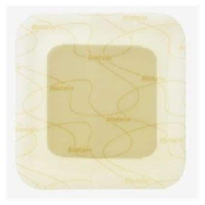 Coloplast Biatain Polyurethane Foam Wound Dressing 4x4" Circle Adhesive Clear Spr Abs - 3430