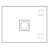 Busse Hospital Disposable 24x30" Sterile Pain Management Drape 4x4" Fenestrated  - 691