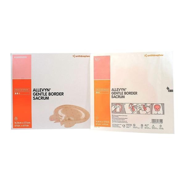 Smith & Nephew Ortho Allevyn Gentle Foam Dressing 6-5/8x6-3/4 Sacral Small Non-Adhesive  - 66800898