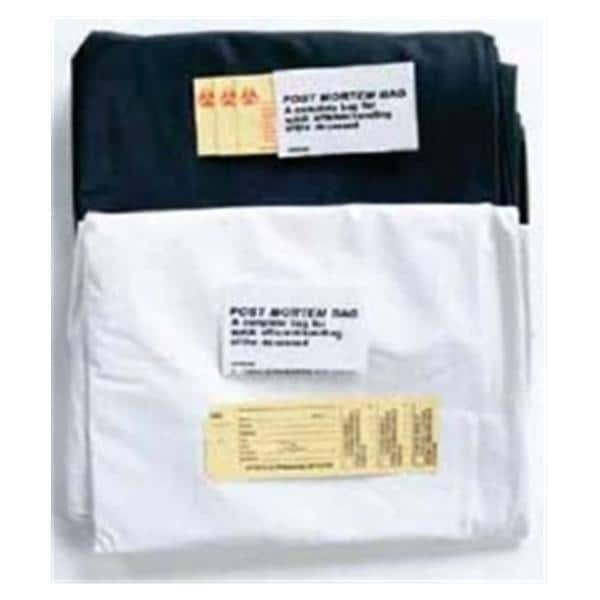 Medsource International -Body Bag 28x48" White Plastic Non-Sterile Disposable Pediatric 10/Case MS-BOD300
