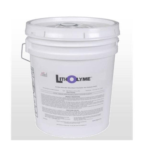 Allied Medical LLC -LithoLyme Spill Absorbent 22qt White Pop-Up Spout Bulk Pail Non-Sterile Powder Each 55-01-0013