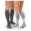 BSN Medical, Inc Sport Compression Socks Knee High Small White/Gray - 7528900