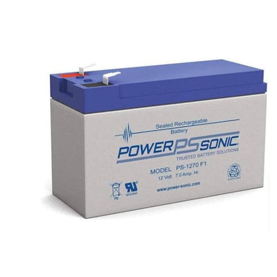 Power-Sonic Battery Rechargeable Sealed Lead Acid 12v/7Ah f/EKG Ea Each - 4800-013