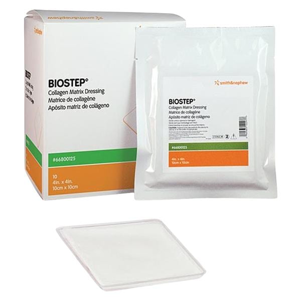 Smith & Nephew Wound Care BioStep Matrix Collagen Dressing 4x4" Adhesive  - 66800125
