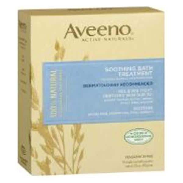 J&J Consumer Products Aveeno Bath Treatment 1.5oz Fragrance Free 8/Box - 1115500