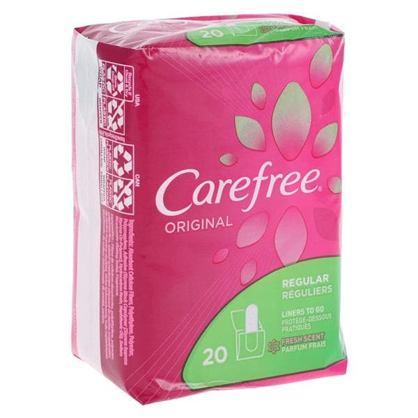 Edgewell Personal Care Brands Carefree Original Pantiliners Regular Fresh Scent 20/Box - 4362240