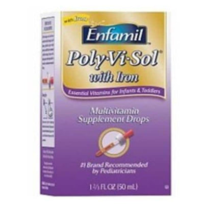 Mead Johnson Nutritionals Poly-Vi-Sol Multivitamin Drops 50ml/Bottle - 1316470