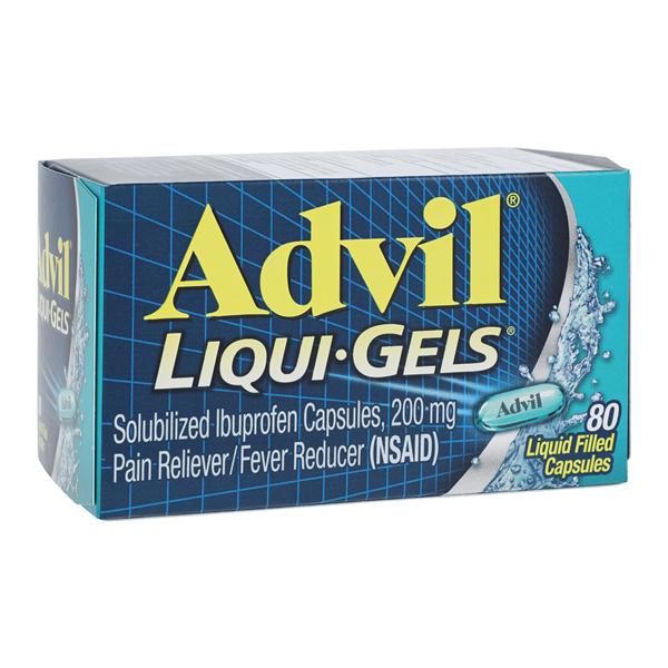 Haleon Company Advil NSAID Liquid Gel Capsules 200mg 80/Bottle, 36 BT/CA - F00573016940V
