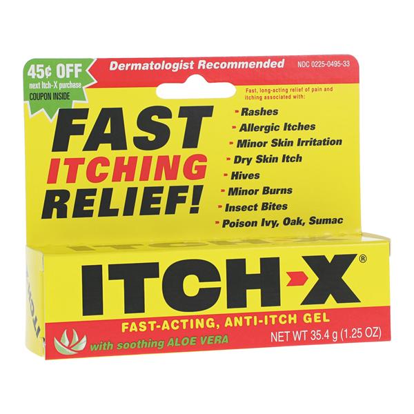 Ascher, B.F. & Co. Inc Itch X Anti-Itch Gel Tube 1.25ozEach - 1811512