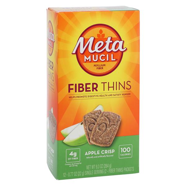 Procter & Gamble Dist Metamucil Supplement Wafer Apple Crisp 24/Box - 4590576