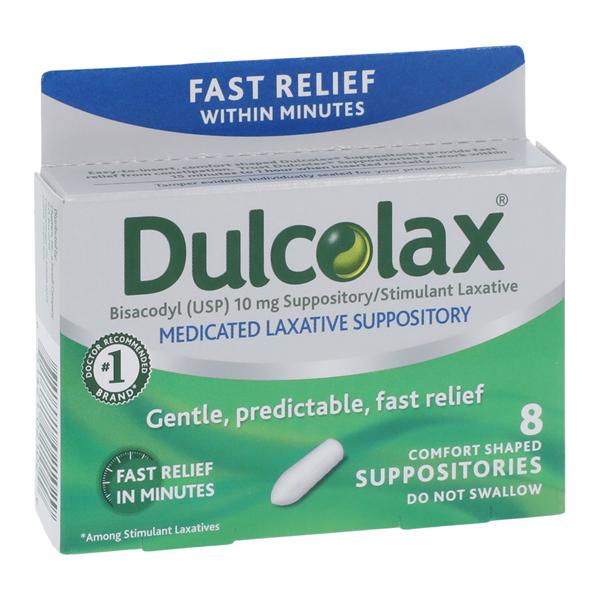Boehringer Ingelheim Pharma Dulcolax Stool Softener Suppository 10mg 8/Box - 3323615
