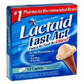 J&J Consumer Products Lactaid Fast-Acting Dairy Aid Caplets 12/Box - 3637956