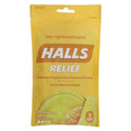 Mondelez International, Inc. Halls Cough Drops 7.5mg Honey Lemon 30/Bag - 2971000
