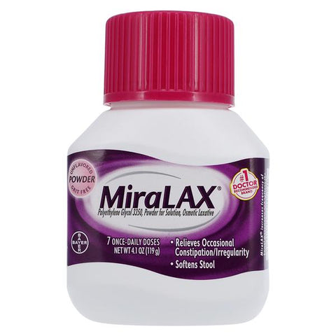 Bayer Consumer Products MiraLAX Laxative Powder 119gm Packet 4.0oz/Each - 3919909