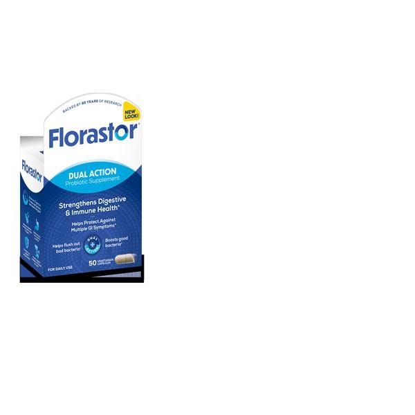 Biocodex Florastor Dietary Supplement Capsules 250mg 50/Bottle - 3522638
