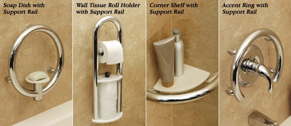 North Coast Invisia™ Safety Enhanced Bathroom Accessories ( Material - Chrome )