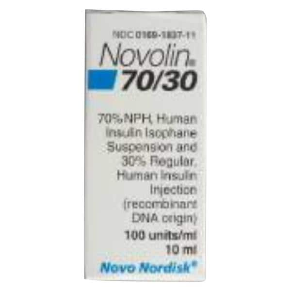 Novo-Nordisk Div Novolin Insulin Injection 100u/mL MDV 10mL/Vl - 1171008
