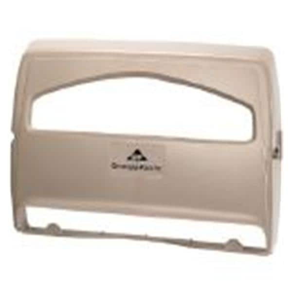 Georgia Pacific -Safe-T-Gard Toilet Seat Cover Dispenser White Chrome 10/Case 57737