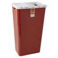 Medline Industries Inc -Sharps Container 18gal Red 10x4x4" Slide Lid Locking Lid Plastic Large Built-In Handles Nestable Manual Floor Non-Sterile Disposable 5/Case MDS705218SL