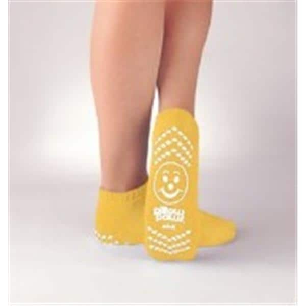 Principle Business Ent. -Pillow Paws Patient Slippers 100% Polyester Youth Unisex Yellow 36x14x28cm 8-4.5 48Pr/Case 3942-001