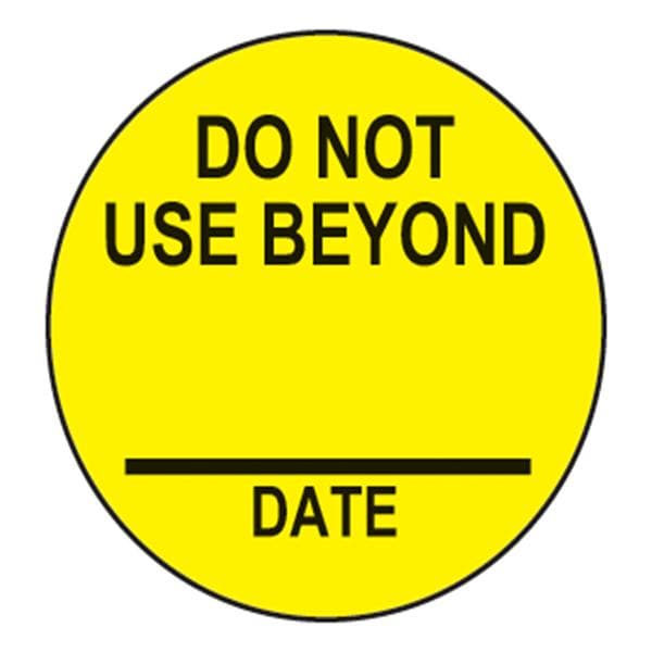 Health Care Logistics Do Not Use Beyond Labels 1000/Package - 18333