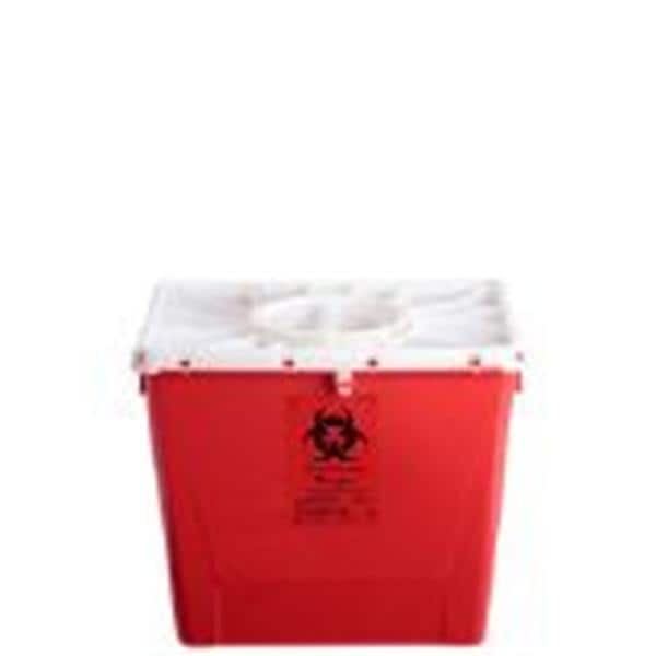 Abm North America Corp -RCRA Hazardous Waste Container 8gal Black 10x10.5x7.25" Polyethylene 9/Case 242365