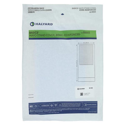 O & M Halyard -Basic 23x54" Sterile Mayo Stand Cover Blue 88665