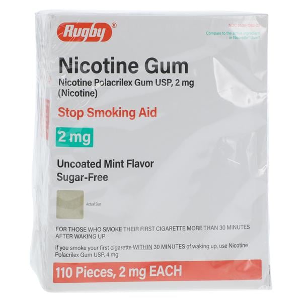 Major Pharmaceuticals Nicotine Starter Kit Gum 2mg 110/Box - 3649928