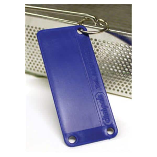 Healthmark  HealthMark Identification Tag Blue 3.5x1.5" Resin Bonded 100/Pk - TG016