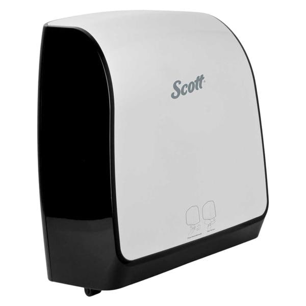 Kimberly Clark Professional -Scott Pro Automatic Paper Towel Dispenser White Plastic Wall Mount For Green Core Rolls Each 29738