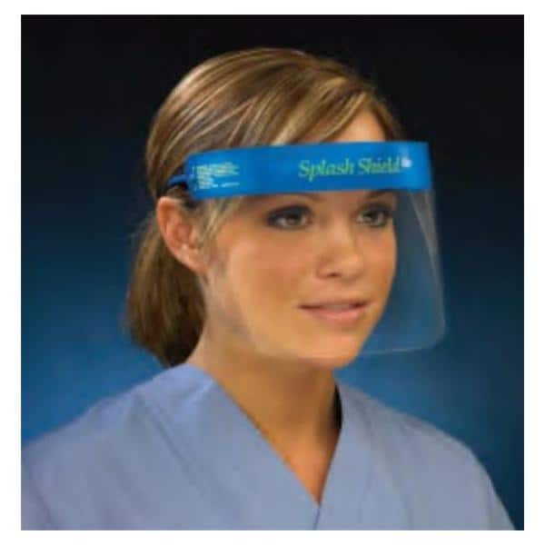 Splash Shield Face Shield Only Clear Disposable 200/Ca - 4541LC