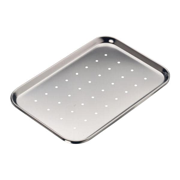 Medline Industries Inc Instrument Tray 10x6-1/2x3/4" Stainless Steel Ea - DYND0510FPMTZ