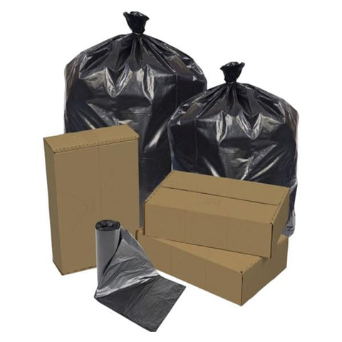 Pitt Plastics Liner Trash 38x60" Black 60Gal 150/Case - MR38604MK